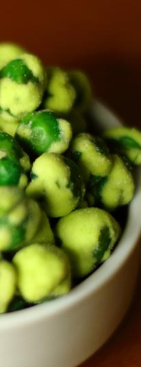 Tacos Crocantes com Ervilha com Wasabi
