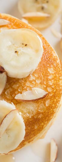 Panquecas de Corn Flakes e Banana