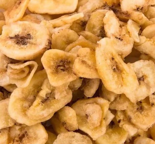 Chips de banana salgada