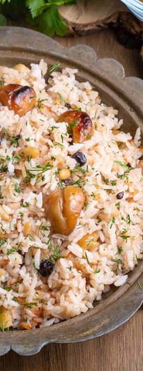 Arroz de Frango com Castanha de Caju