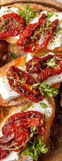 Bruschetta de Tomate Seco