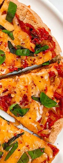 Pizza de Farinha de Quinoa