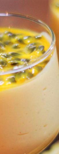 Smoothie de Maracujá e Farinha de Maracujá