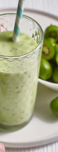 Bolinhos de Kiwi e Amêndoas