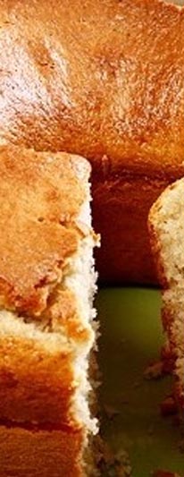 Bolo de Leite de Soja e Baunilha