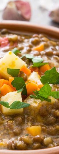 Sopa de Lentilha com Legumes