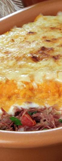 Escondidinho de Carne Seca com Tempero Baiano