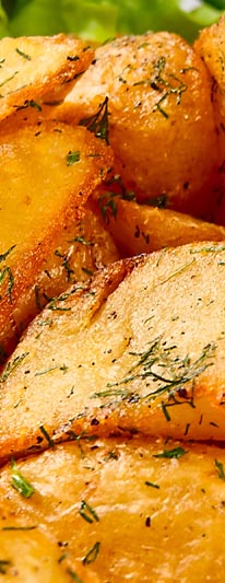 Batata Rústica com Pimenta Preta e Limão
