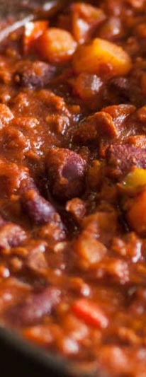 Chili de Carne com Páprica Defumada