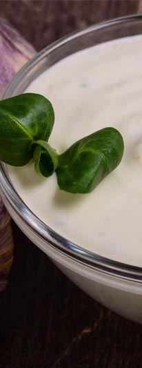 Molho Cremoso de Alho em Flocos para Salada